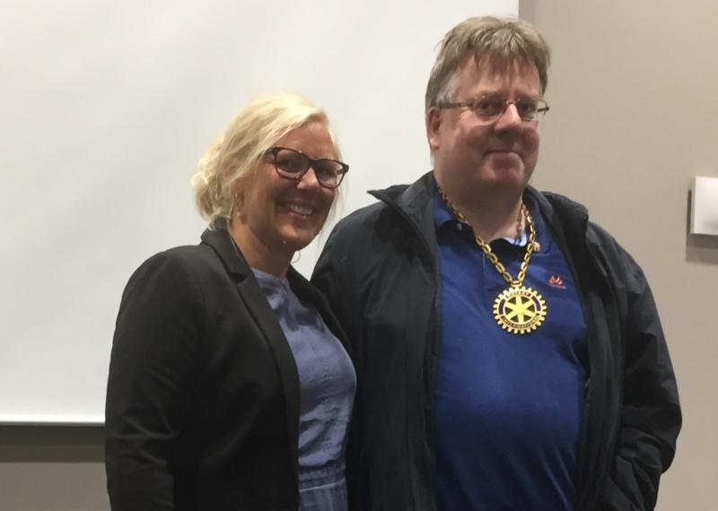 Klubbmøte med presidentskifte 7.juni 2017